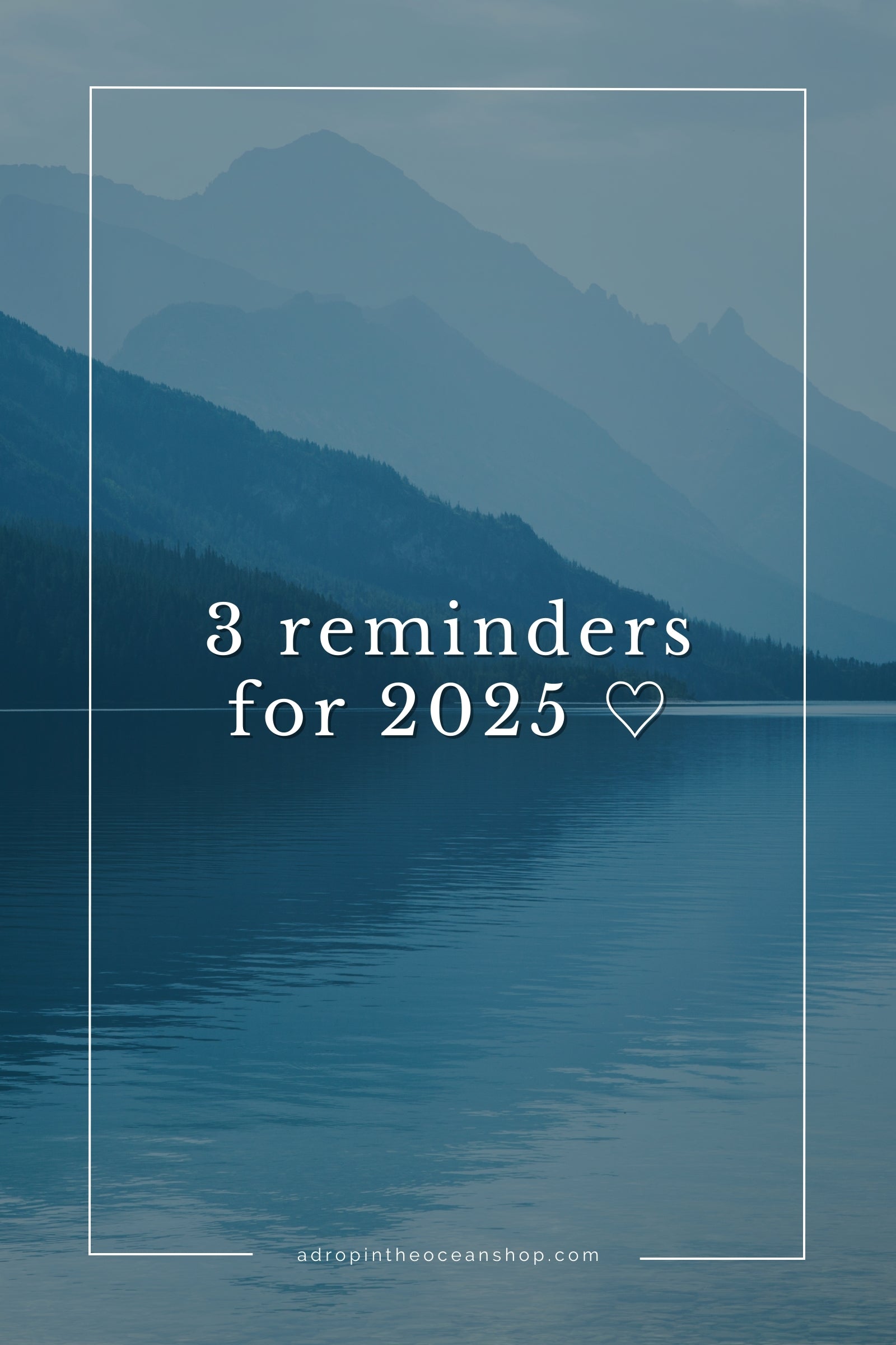 A Drop in the Ocean Zero Waste Blog: 3 Little Reminders for 2025