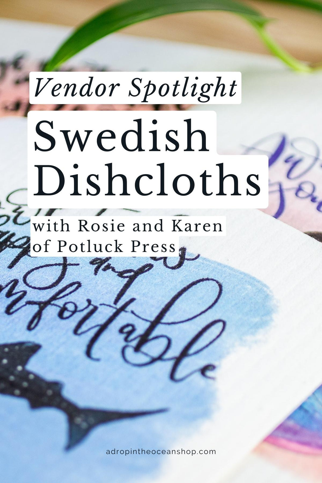 A Drop in the Ocean Zero Waste Shop Vendor Spotlight with Potluck Press