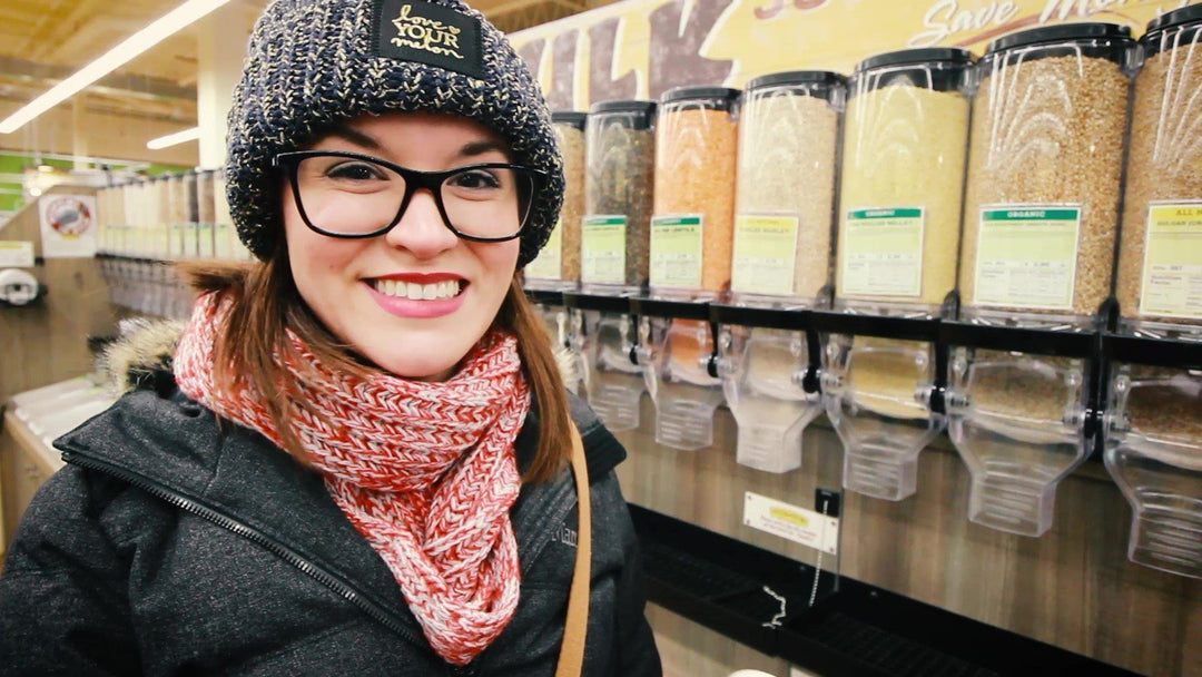 A Drop in the Ocean Sustainable Living Zero Waste Plastic Free Blog {{Video}} Zero Waste Grocery Shopping for Beginners