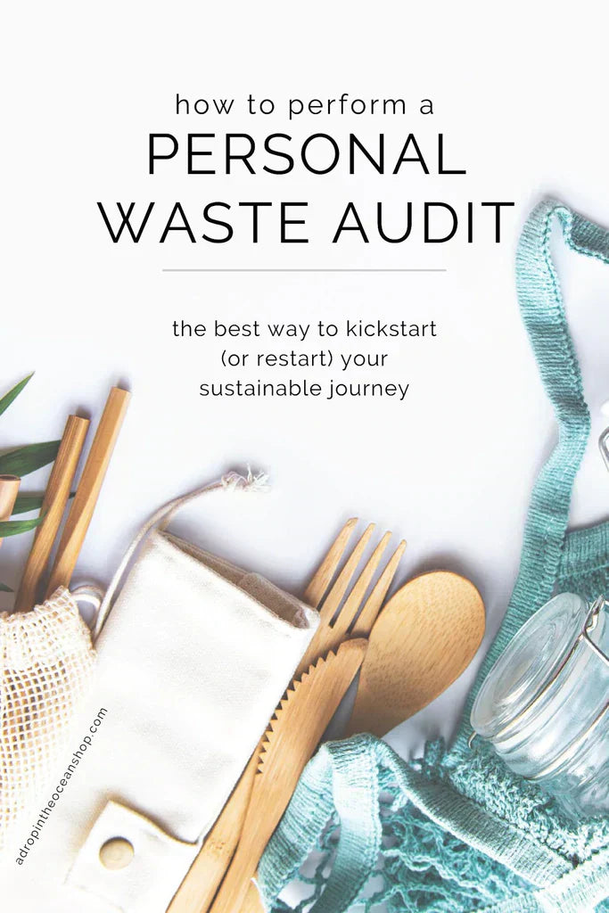 A Drop in the Ocean Sustainable Living Zero Waste How to do a Personal Waste Audit Template