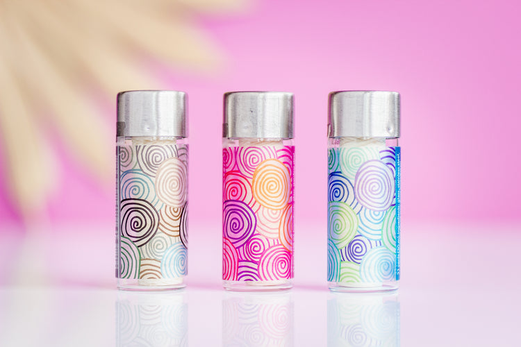 A Drop in the Ocean Zero Waste Refillable Silk Dental Floss in Glass Canisters with Stainless Steel Caps