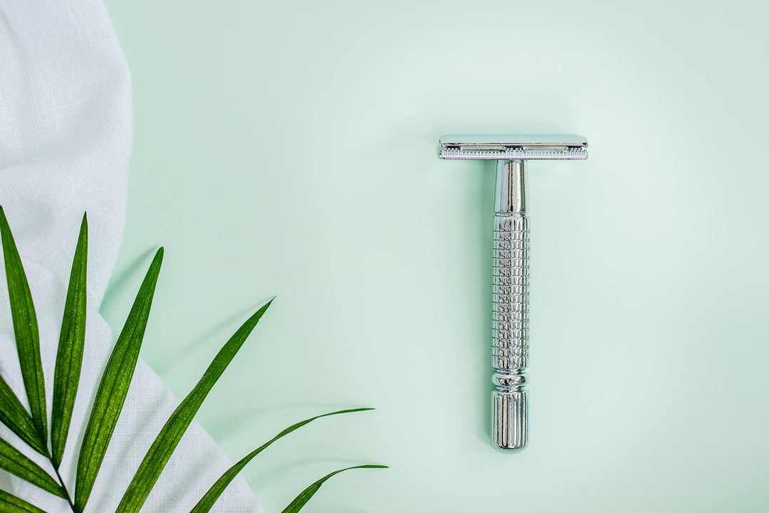 A Drop in the Ocean Zero Waste Stainless Steel 3-Piece Albatross Safety Razor