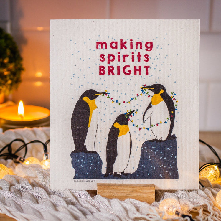 Zero Waste Swedish Dishcloths - Making Spirits Bright design