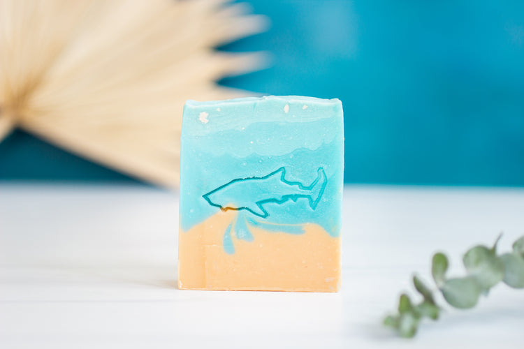 A Drop in the Ocean Zero Waste Store Baja Whale Shark Soap Bar Back