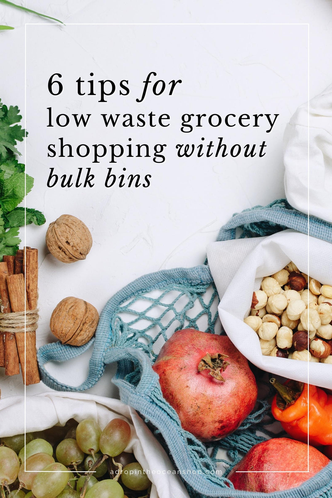 A Drop in the Ocean Zero Waste Blog: 6 Tips for Low Waste Grocery Shopping without Bulk Bins