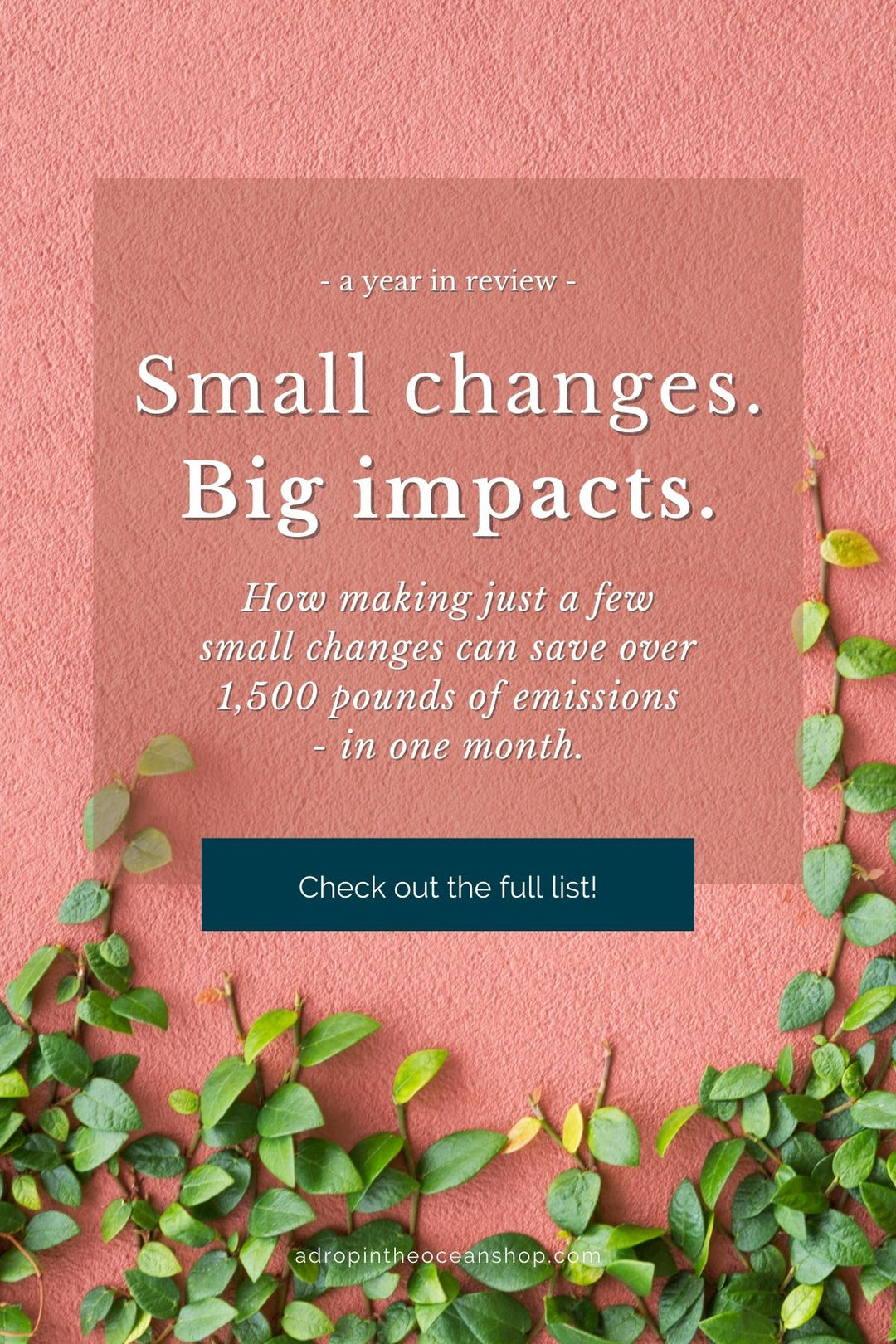 Small Changes. Big Impact.