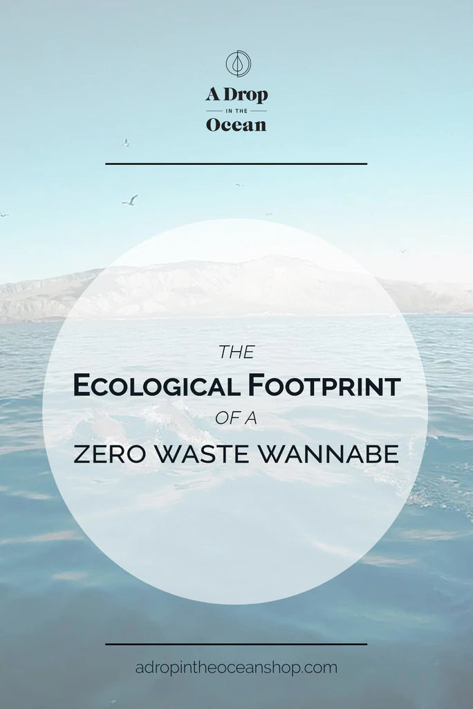 A Drop in the Ocean Sustainable Living Zero Waste Plastic Free Blog The Ecological Footprint of a Zero Waste Wannabe