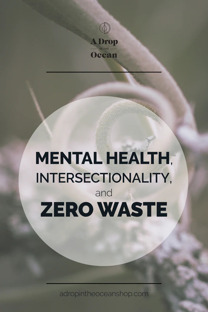 A Drop in the Ocean Sustainable Living Zero Waste Plastic Free Blog Mental Health, Intersectionality, and Zero Waste