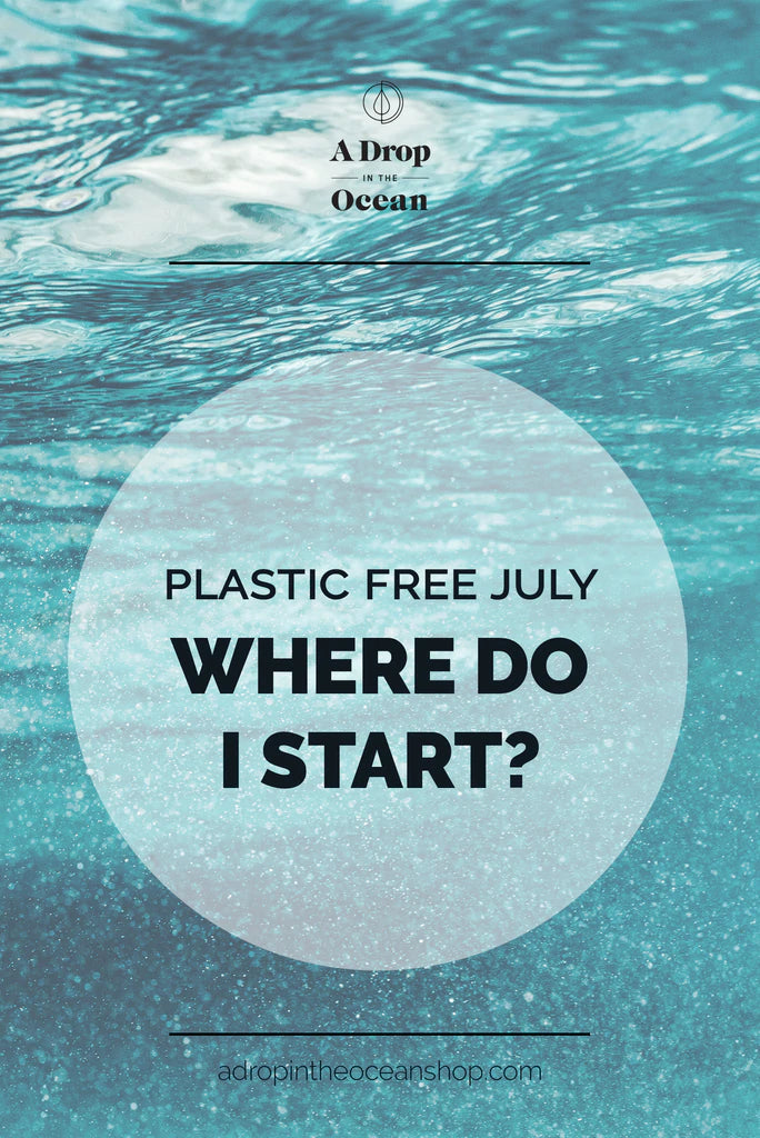 A Drop in the Ocean Sustainable Living Zero Waste Plastic Free Blog Plastic Free July - Getting Started