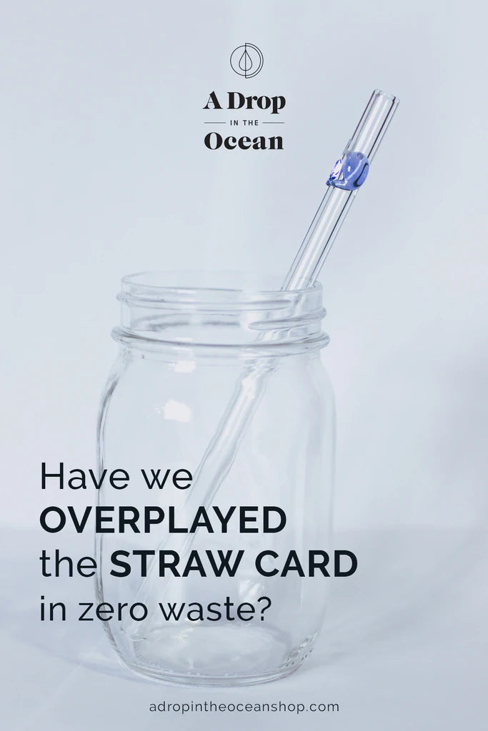 A Drop in the Ocean Sustainable Living Zero Waste Plastic Free Blog Have we overplayed the straw card in zero waste?