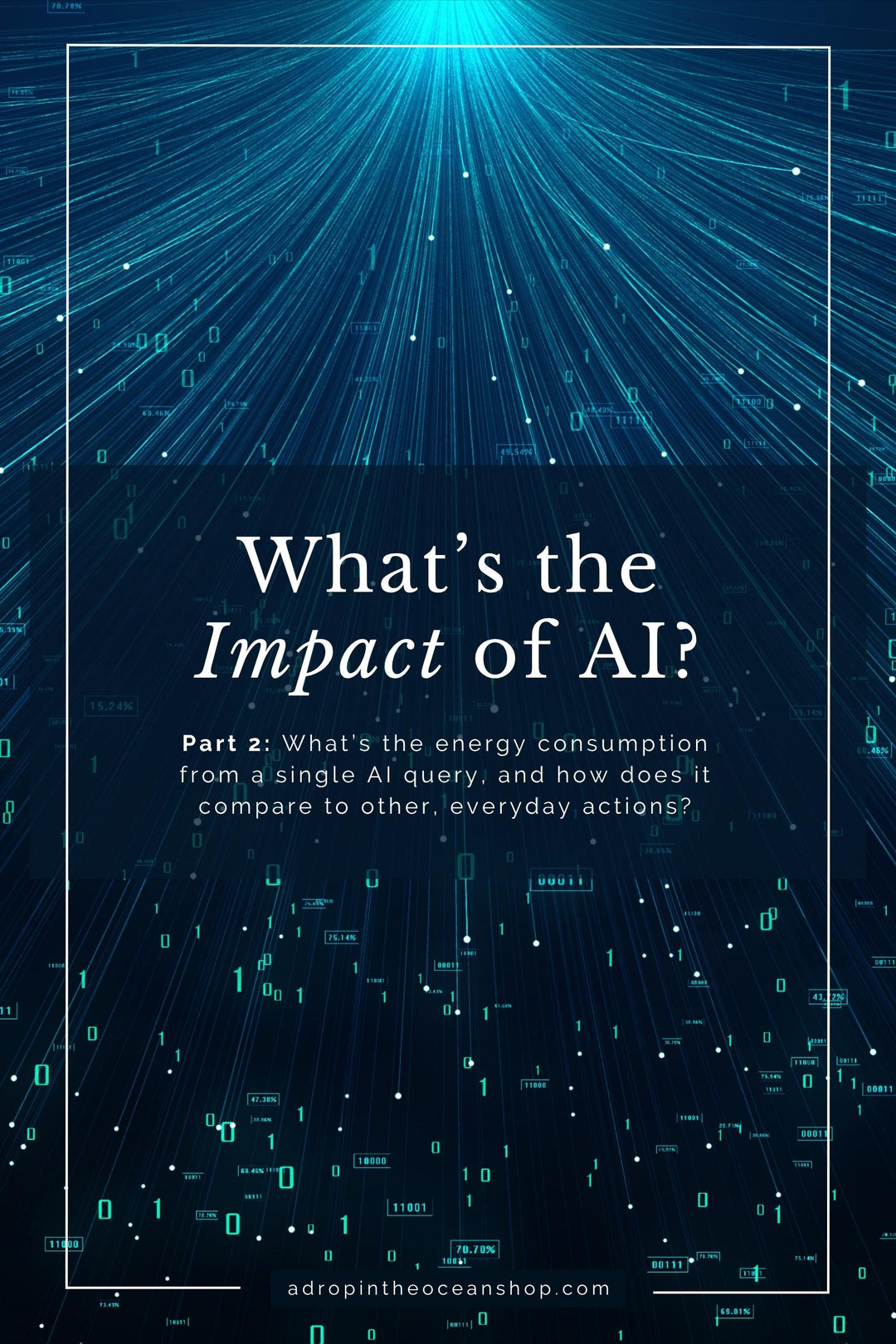 A Drop in the Ocean Zero Waste Blog: What's the Impact of AI - Part 2