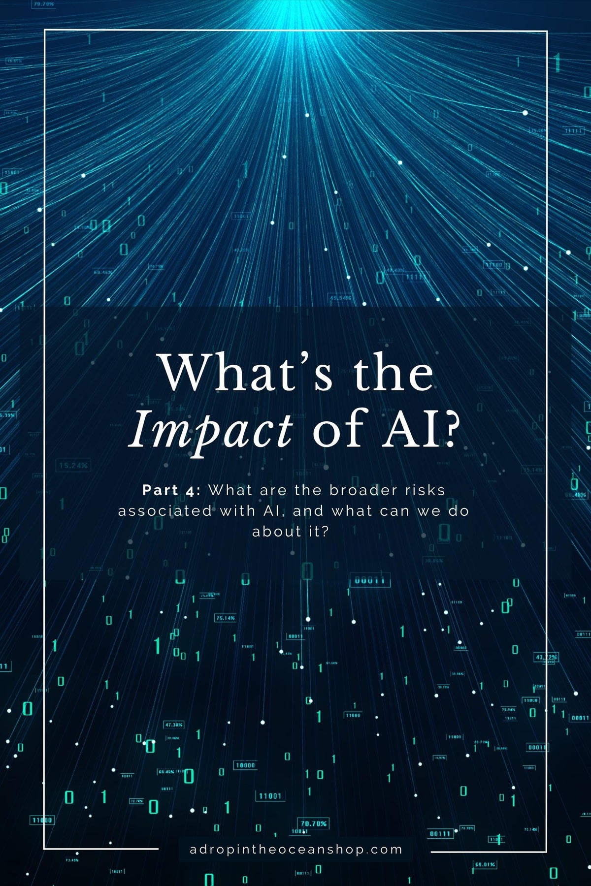 A Drop in the Ocean Zero Waste Blog: What's the Impact of AI (Part 4): What are the risks with AI and what can we do about it?