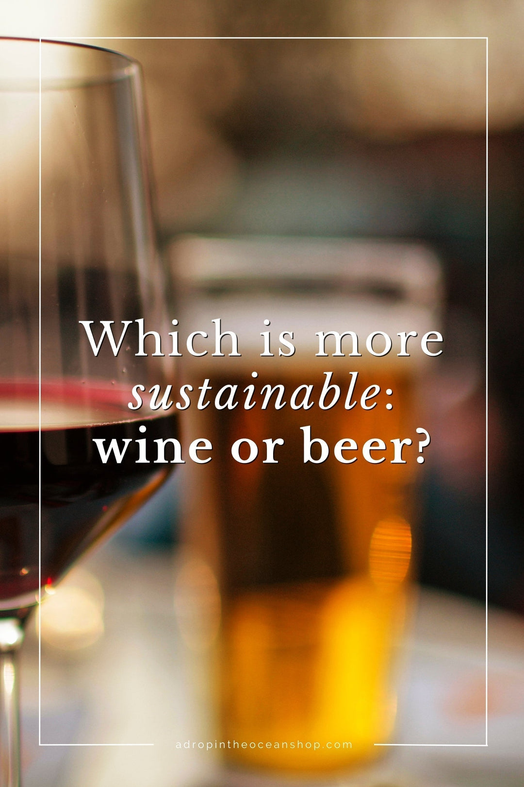 The Sustainability of Wine vs. Beer