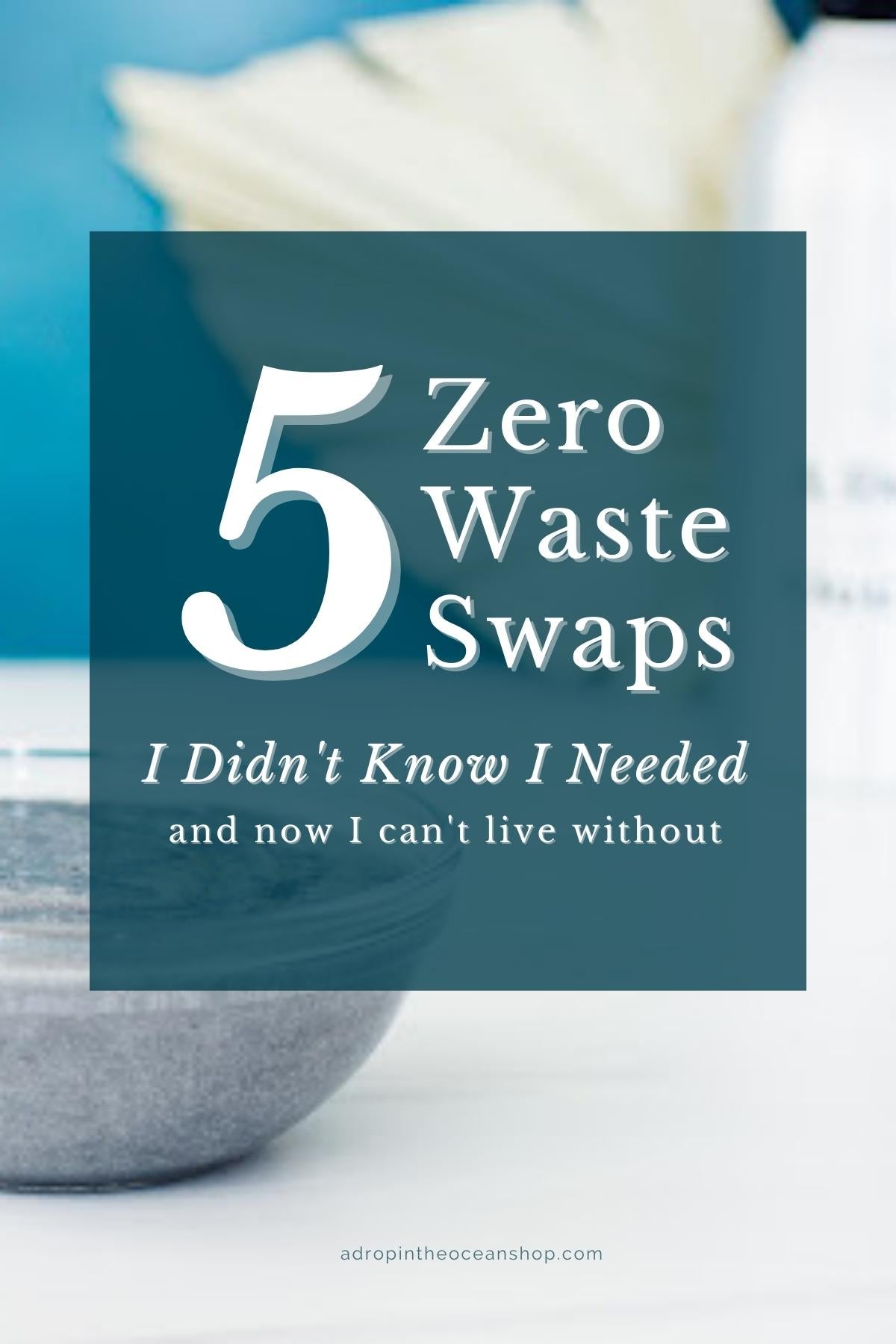 A Drop in the Ocean Tacoma Zero Waste Store 5 Swaps I Didn't Know I Needed