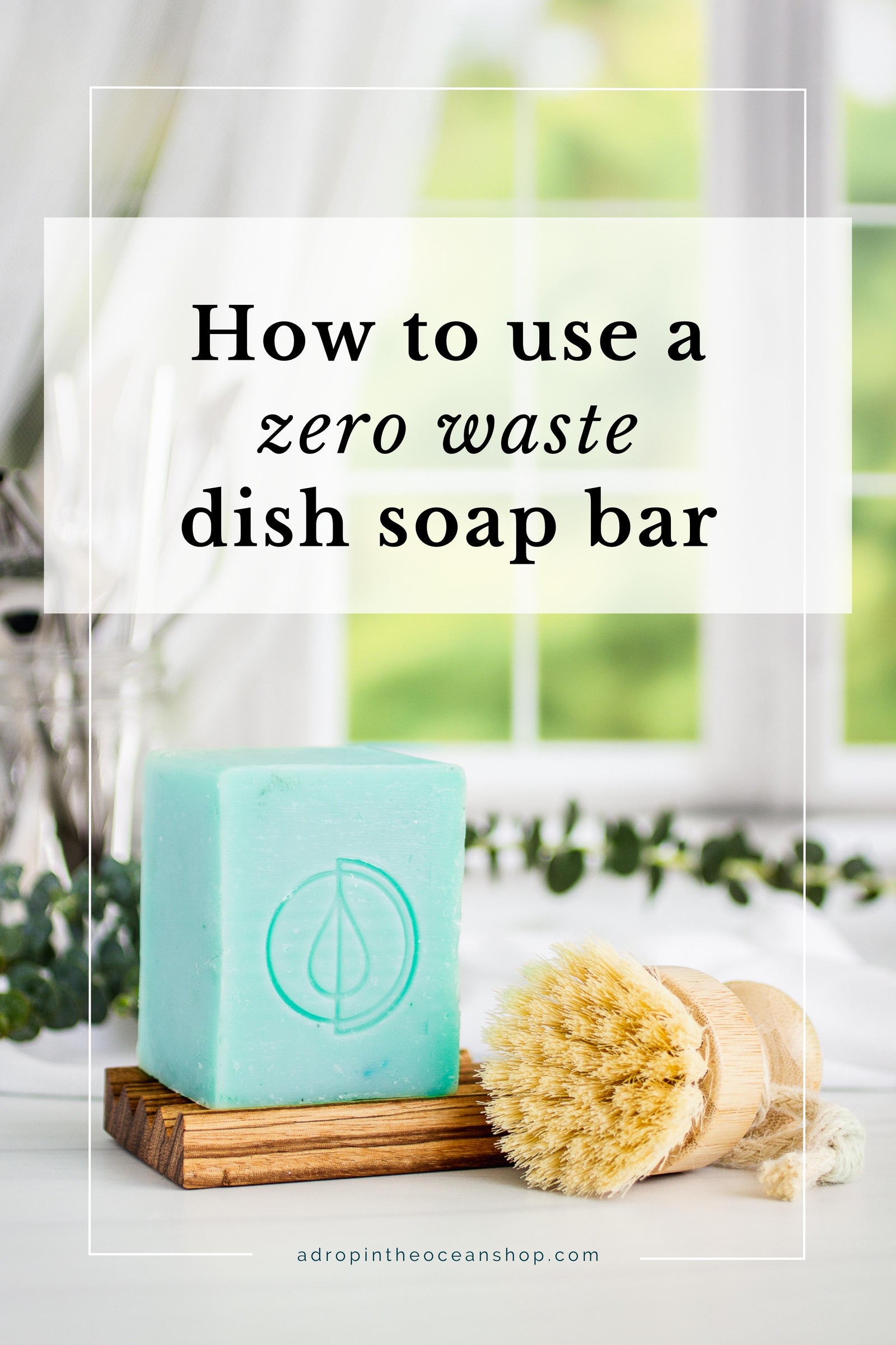 How to Use a Zero Waste Dish Soap Bar