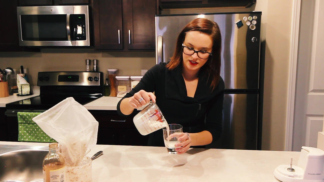 A Drop in the Ocean Sustainable Living Zero Waste Plastic Free Blog {{Video}} Homemade Almond Milk