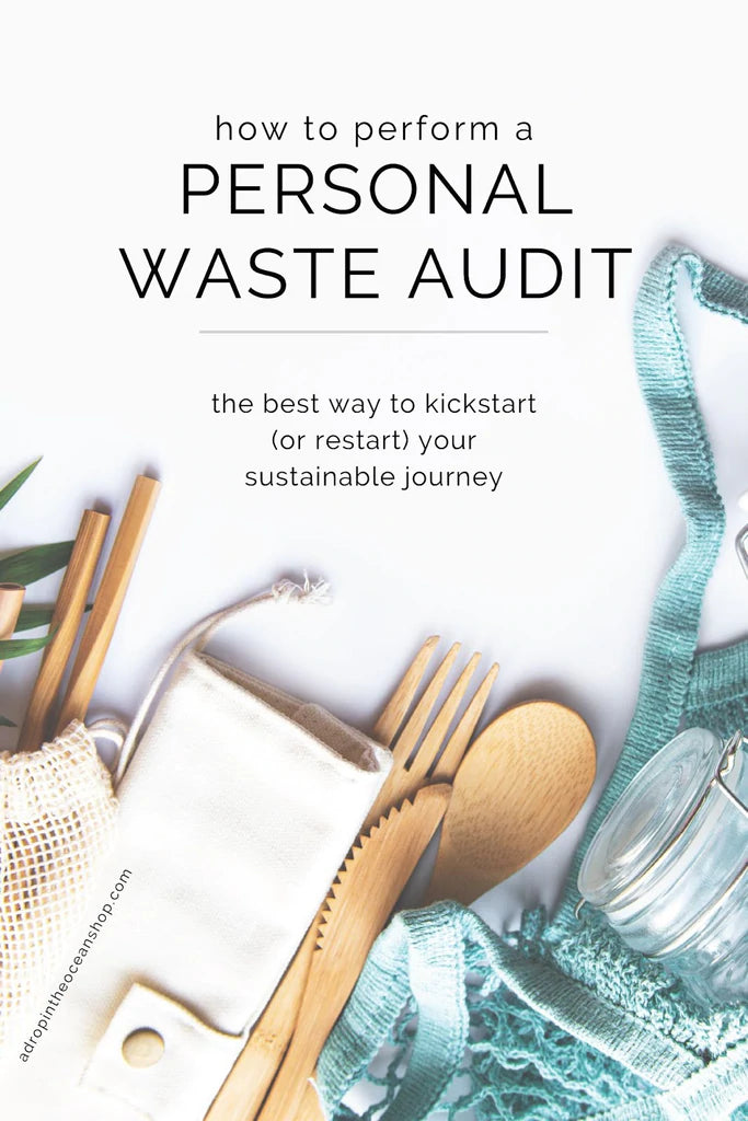 A Drop in the Ocean Sustainable Living Zero Waste How to do a Personal Waste Audit Template