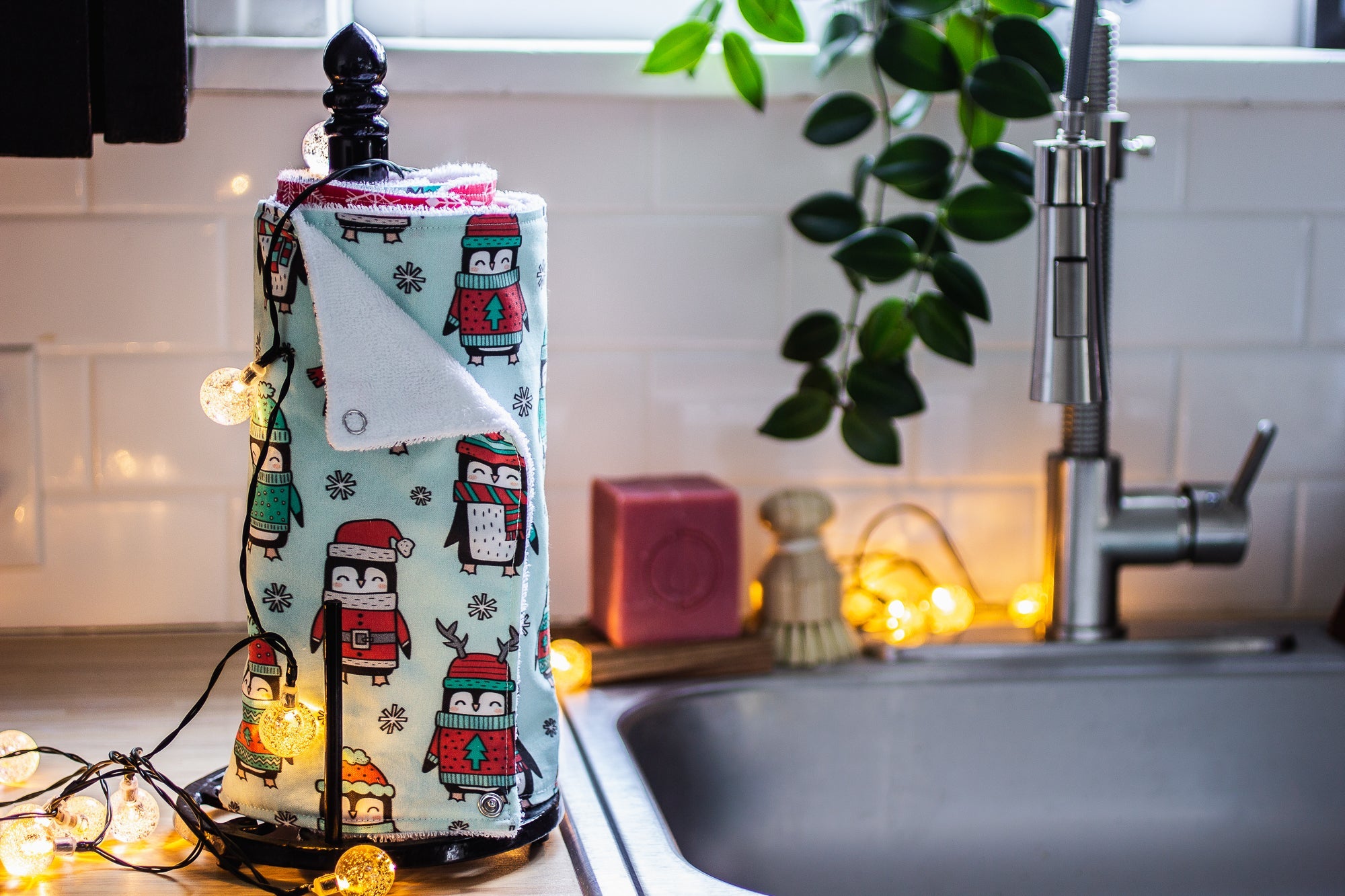 A Drop in the Ocean Zero Waste Reusable Dual-Layer Unpaper Towels