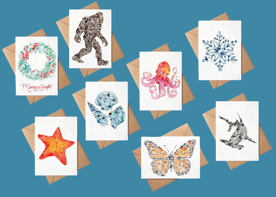 Plantable Seed Paper Greeting Cards