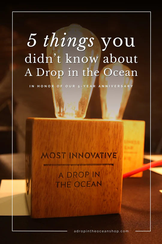 5 Things You Probably Didn't Know About A Drop in the Ocean, In Honor of Our 5-Year Anniversary