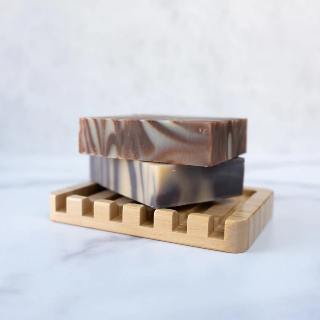 Bamboo Self-Draining Soap Dish