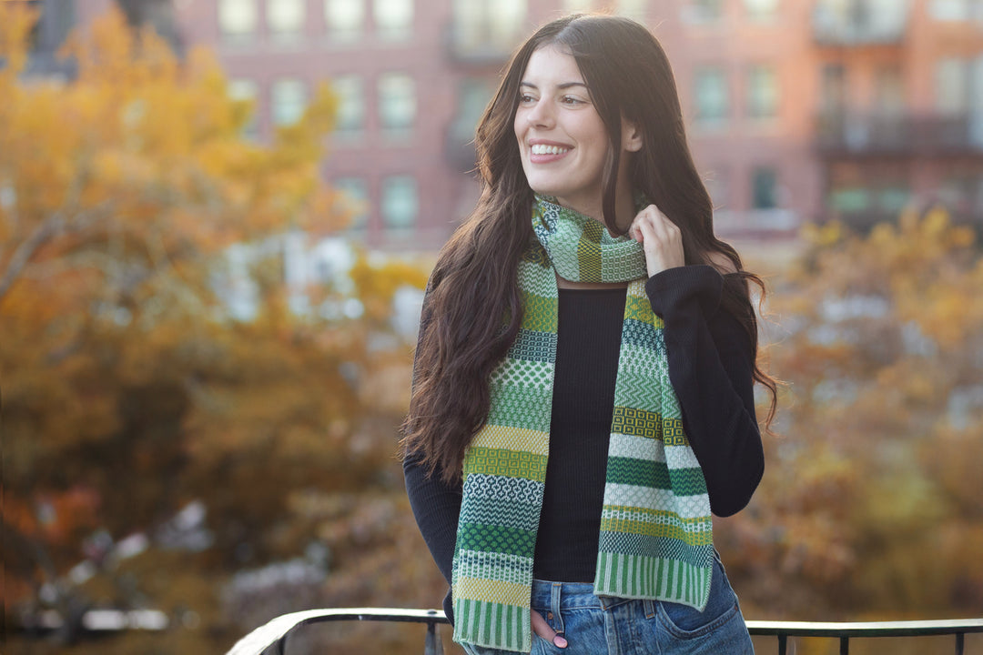 Recycled Fiber Knit Scarf