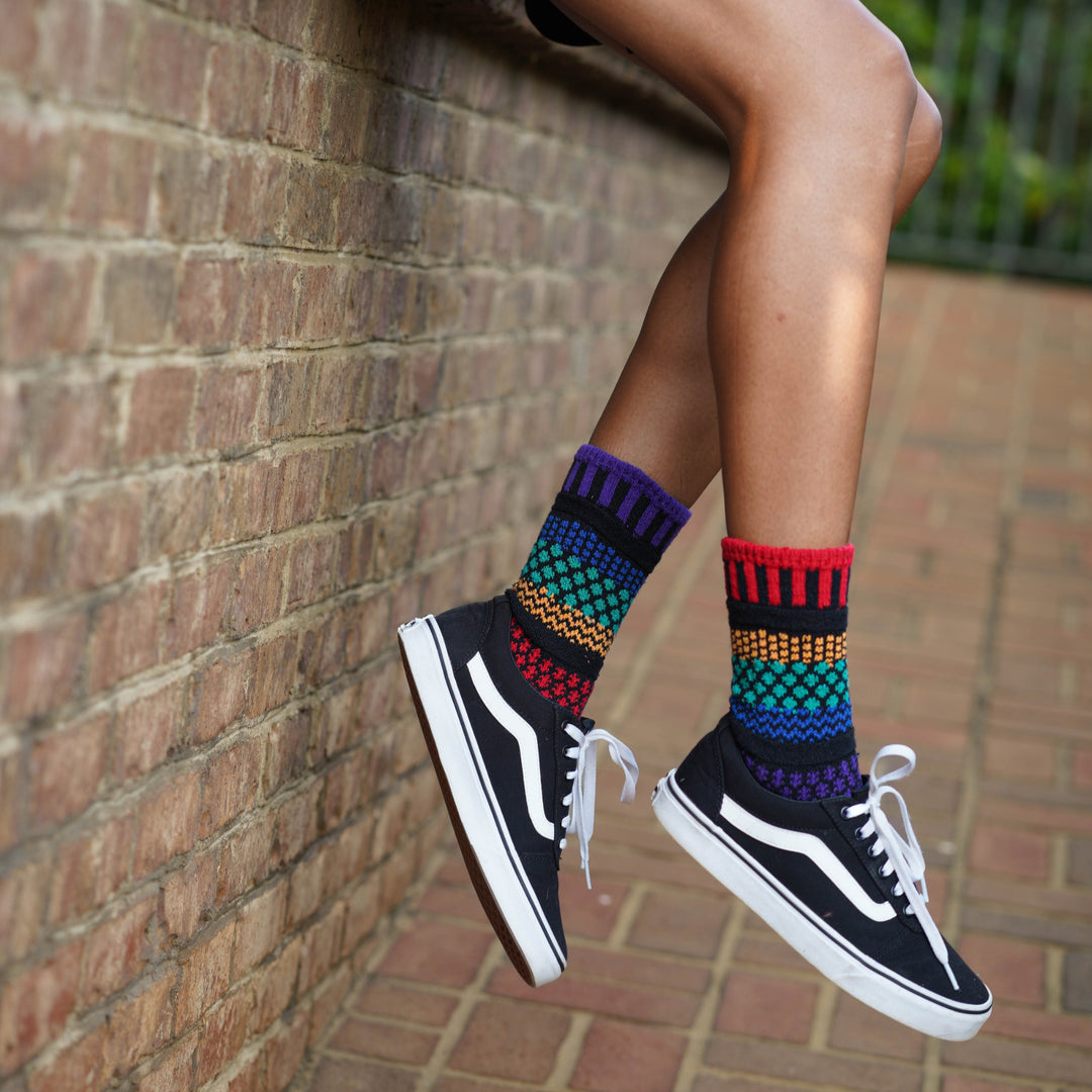 Recycled Fiber Crew Socks