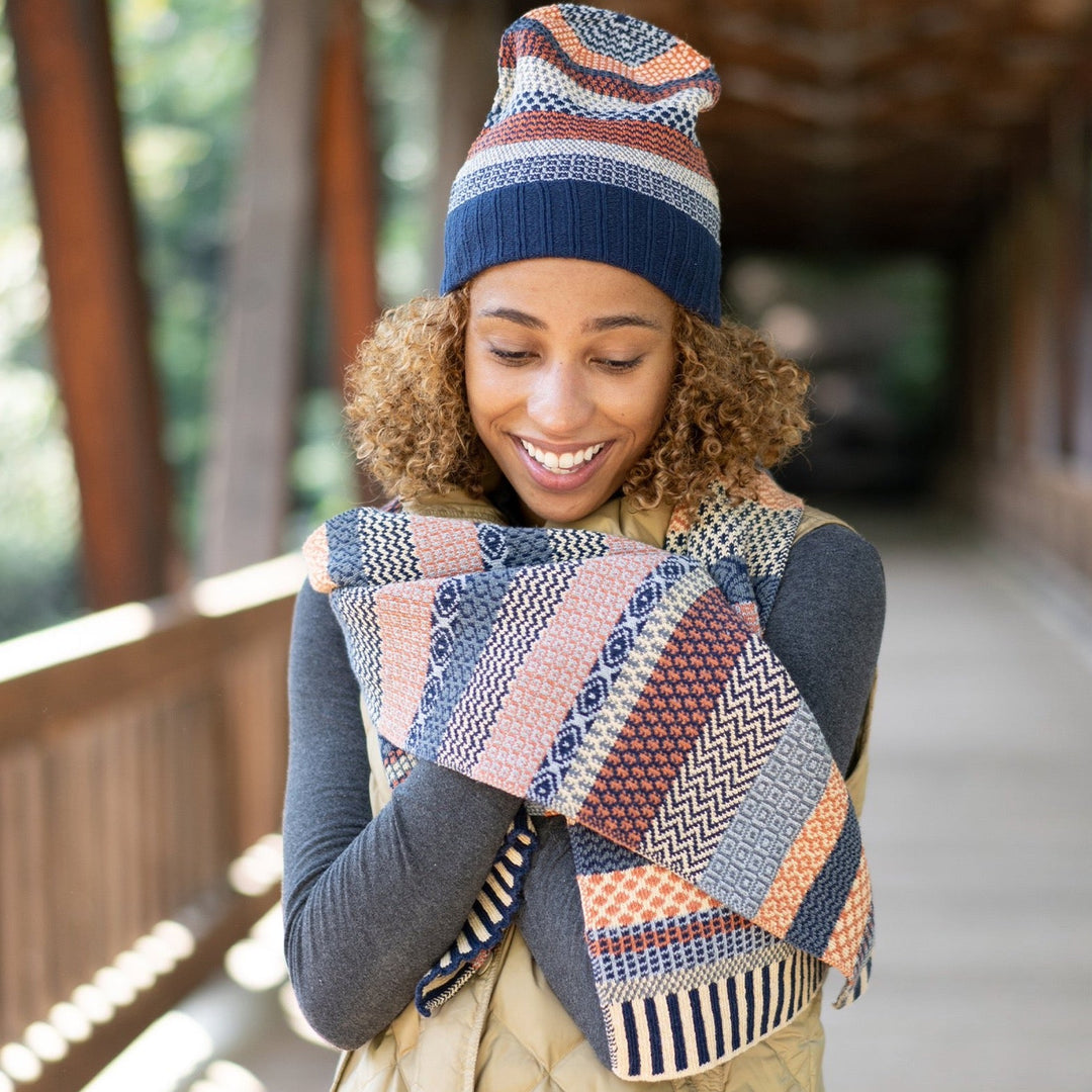 Recycled Fiber Knit Scarf