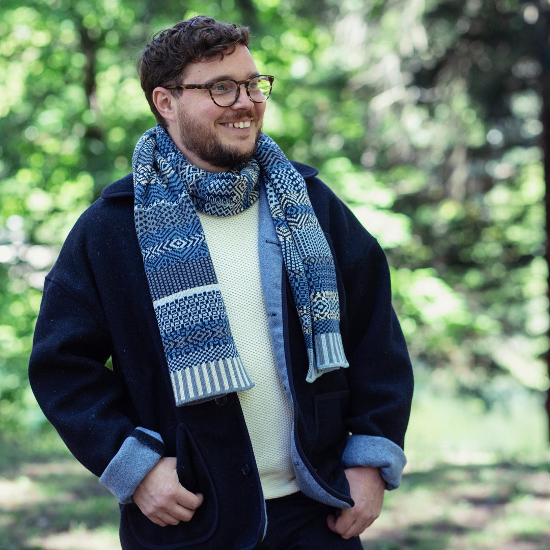 Recycled Fiber Knit Scarf