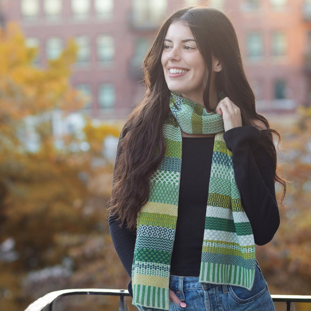 Recycled Fiber Knit Scarf