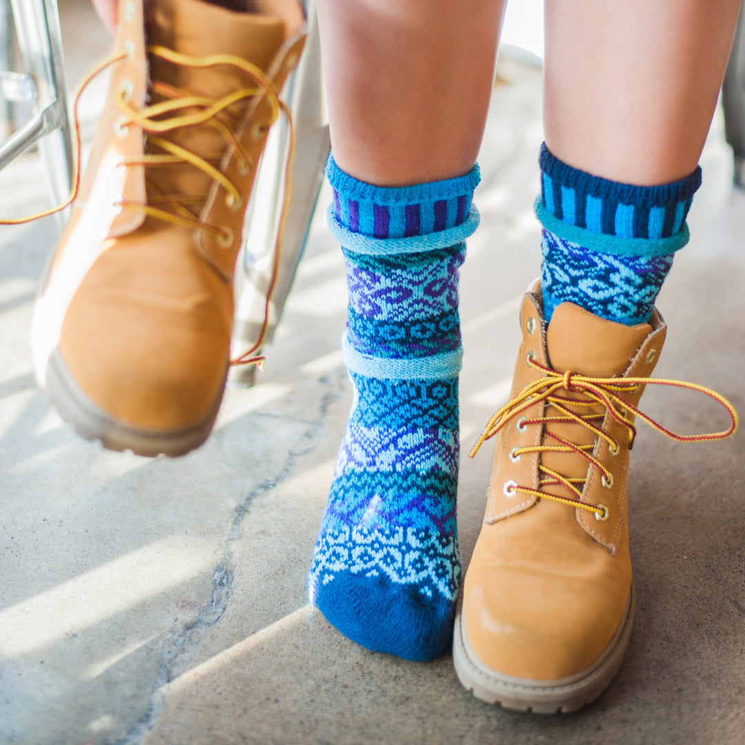 Recycled Fiber Crew Socks