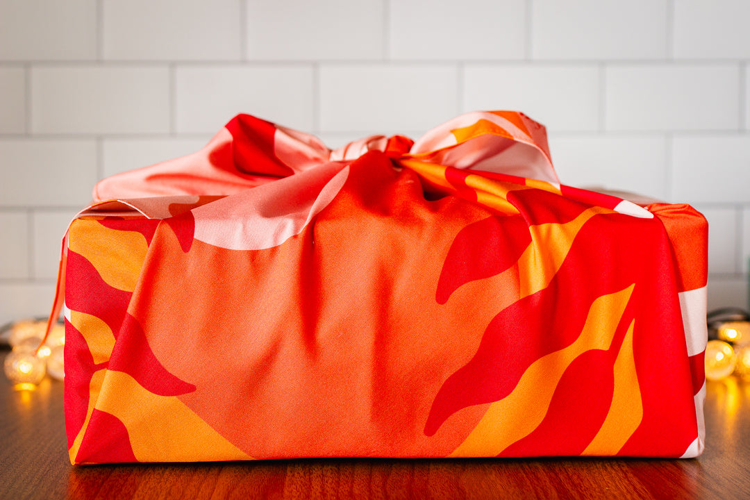 A Drop in the Ocean Tacoma Zero Waste Store: Organic Cotton Furoshiki Gift Wrap - Cleanse, side