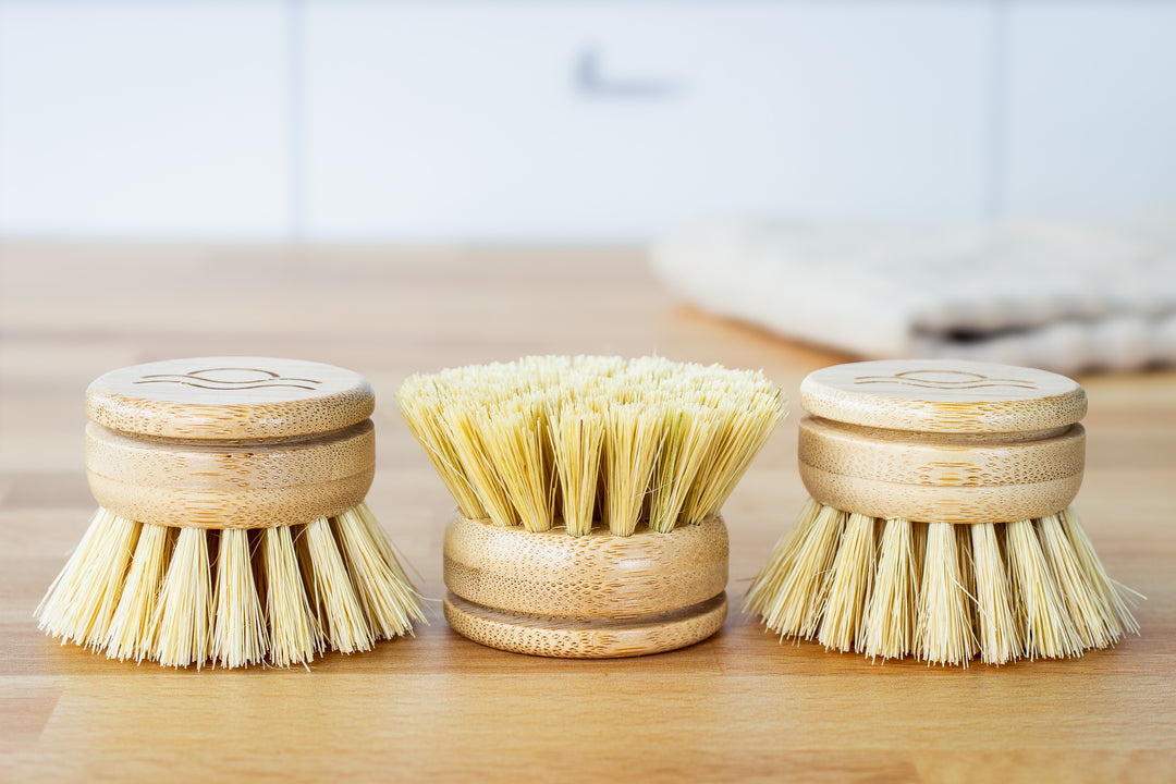 Bamboo Long-Handled Dish Brush