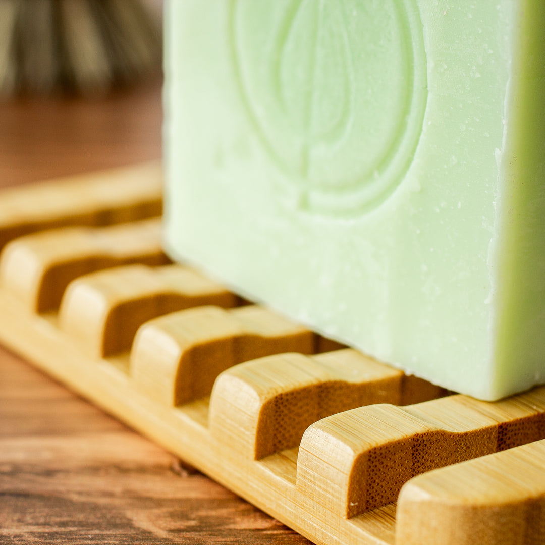 Bamboo Self-Draining Soap Dish