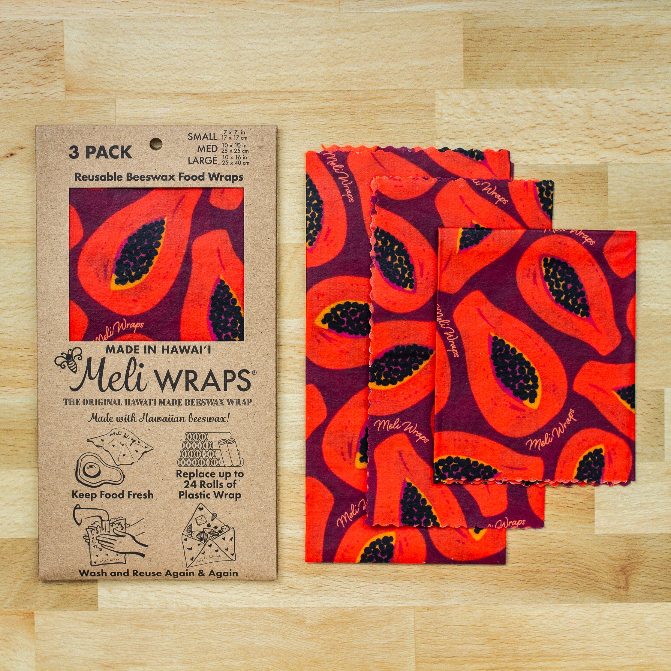 Meli Wraps Beeswax Food Wraps - Thumbnail 5