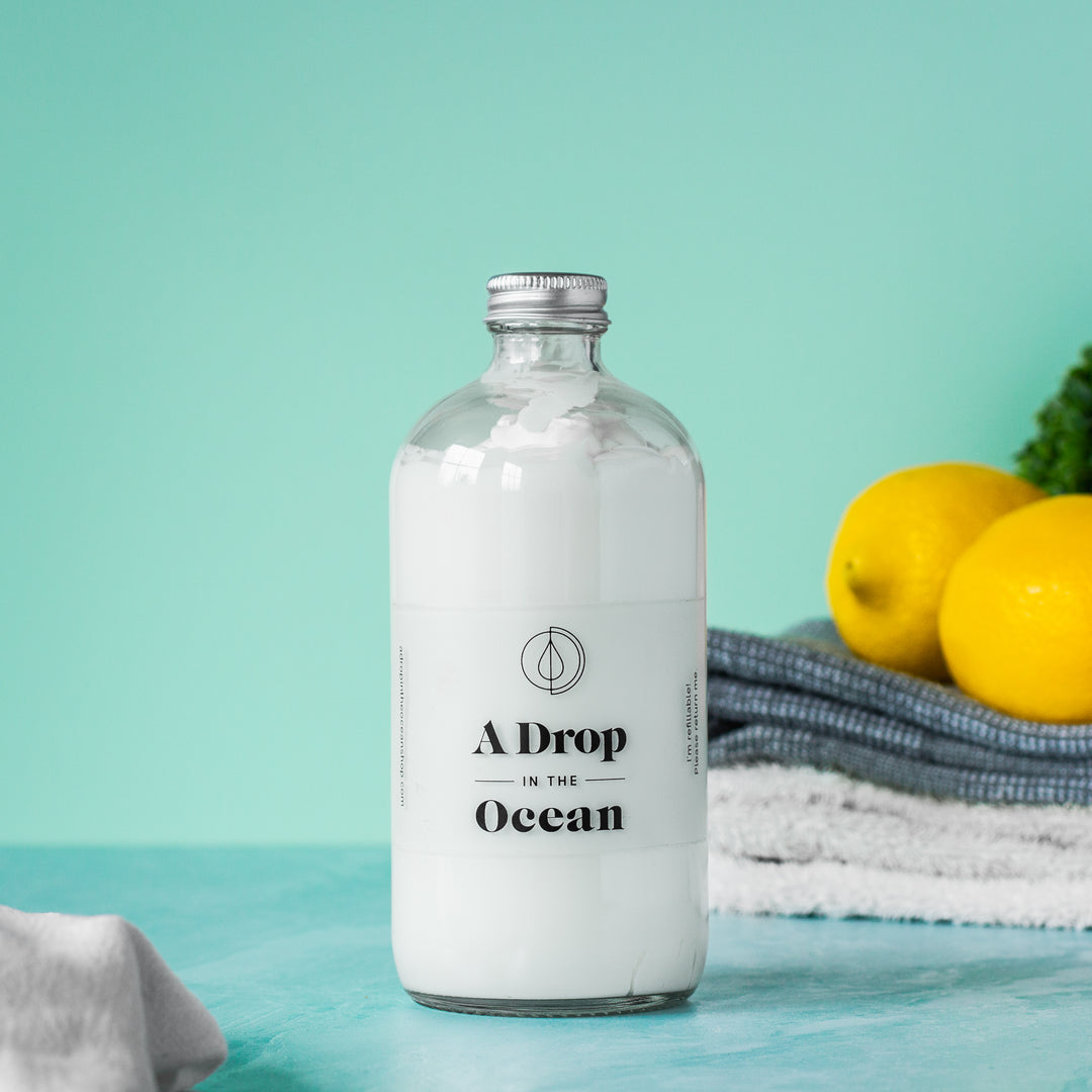 Refillable Body Lotion - Lemon Drop scent - Refill Bottle - 16oz