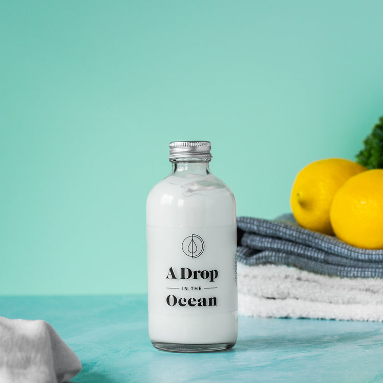 Refillable Body Lotion - Lemon Drop scent - Refill Bottle - 8oz