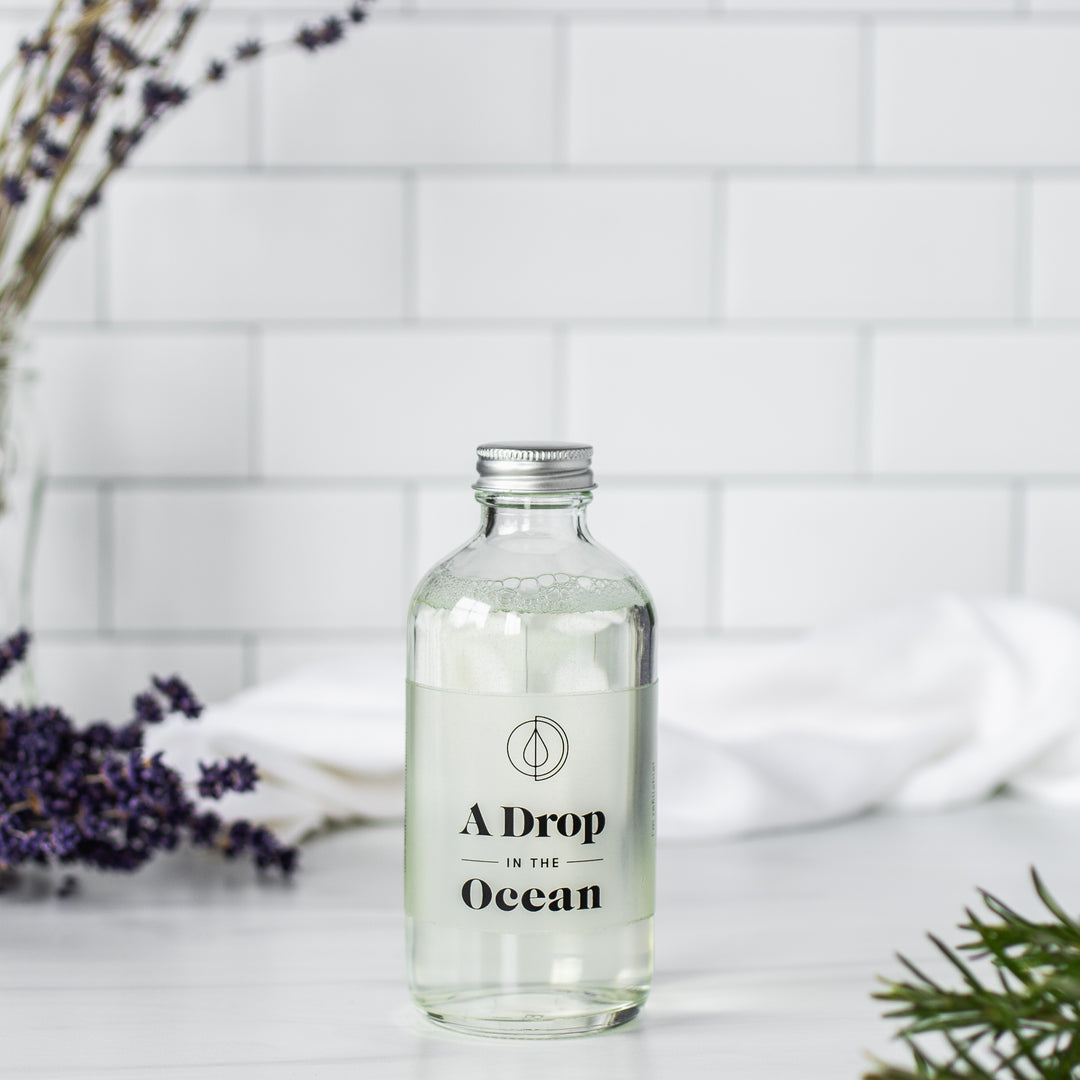 Refillable Liquid Hand Soap - Lavender Rosemary scent - Refill Bottle - 8oz