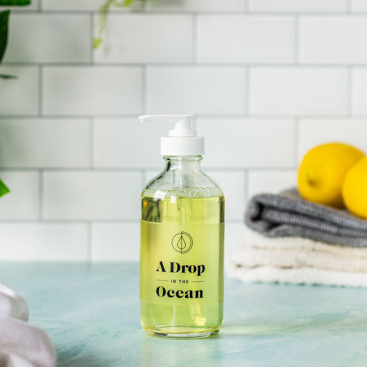 Refillable Liquid Hand Soap - Lemon Drop scent - New Bottle - 8oz