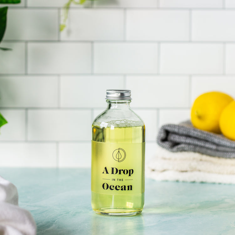 Refillable Liquid Hand Soap - Lemon Drop scent - Refill Bottle - 8oz