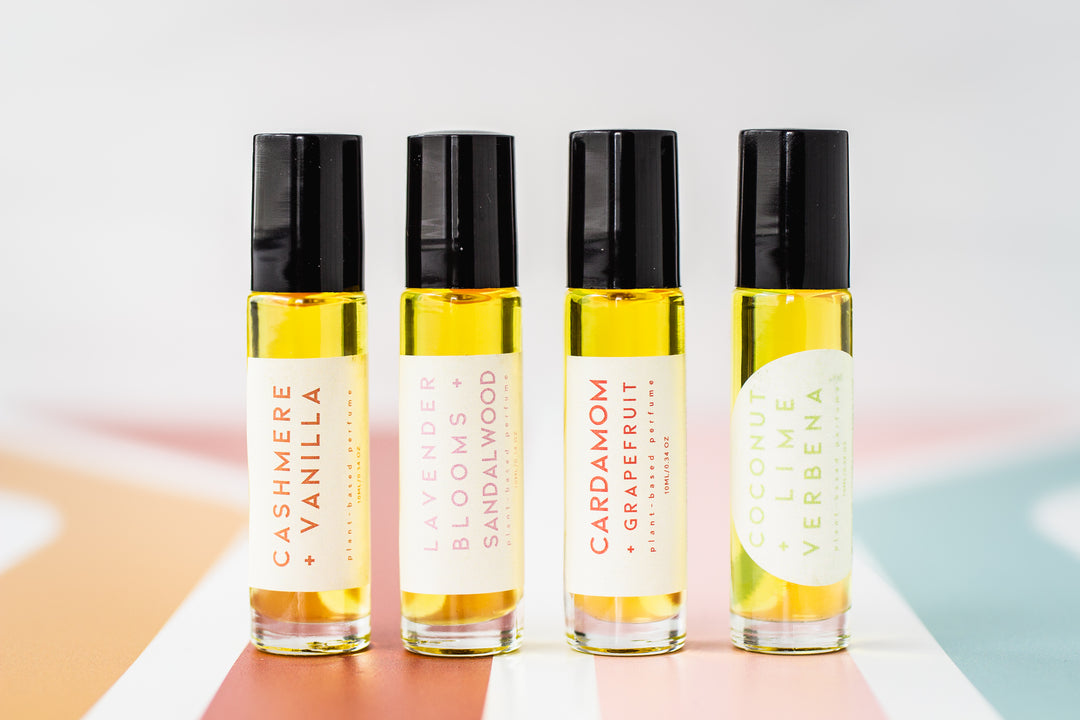 Natural Perfume Rollers - available in 4 scents