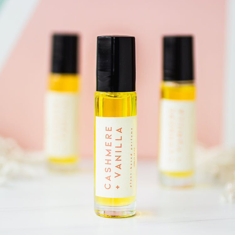 Natural Perfume Rollers - Cashmere + Vanilla