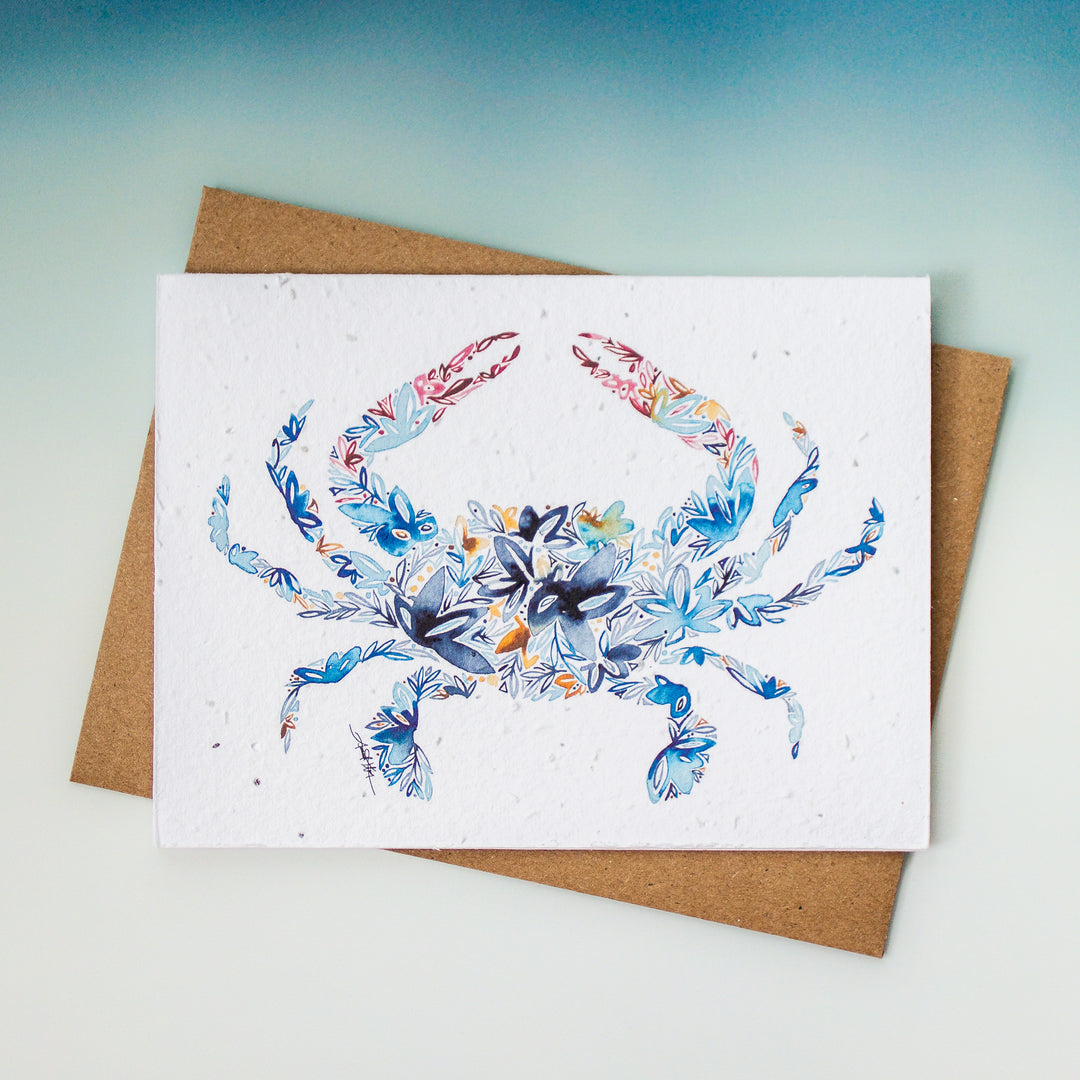 Plantable Seed Paper Greeting Cards (Sea)