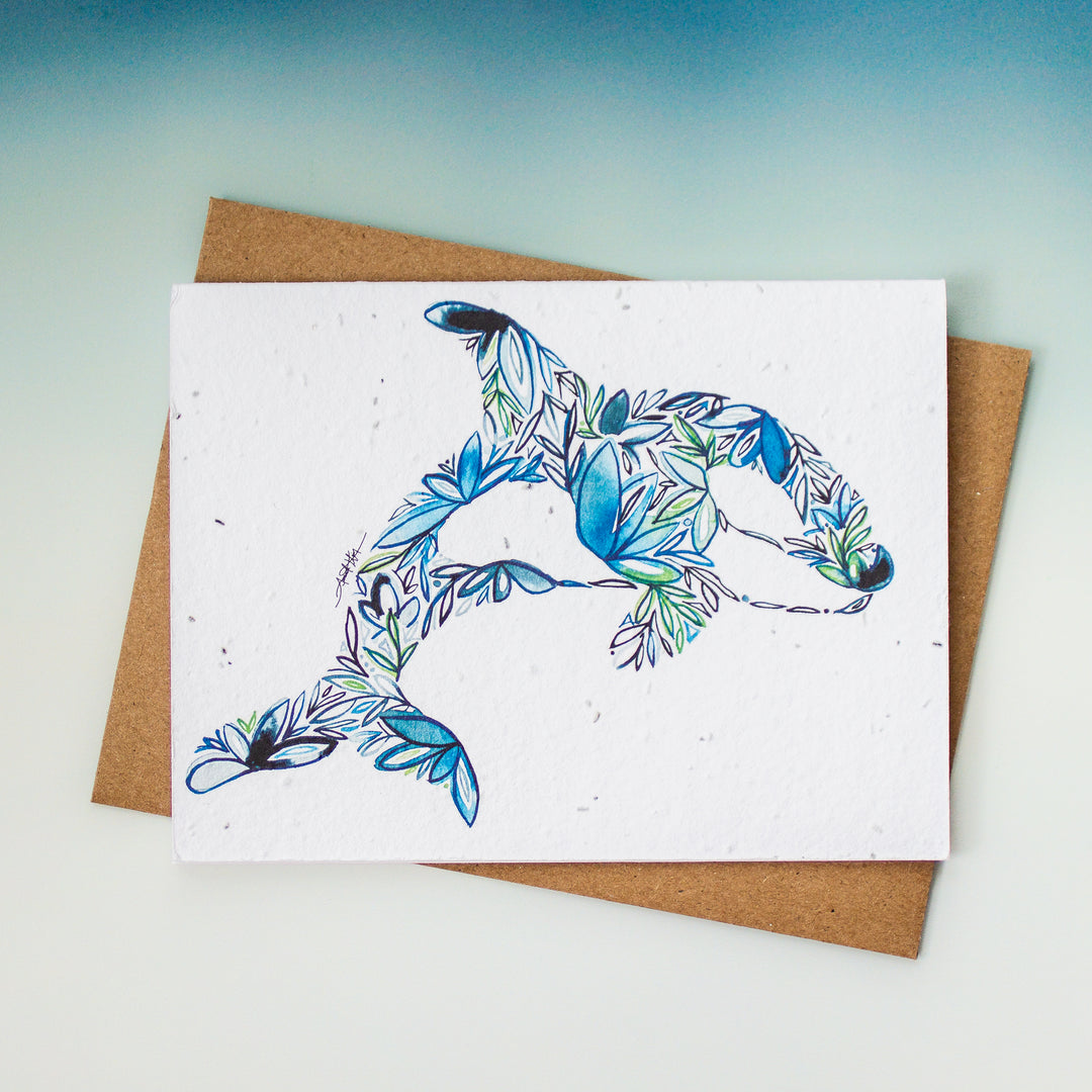 Plantable Seed Paper Greeting Cards (Sea)