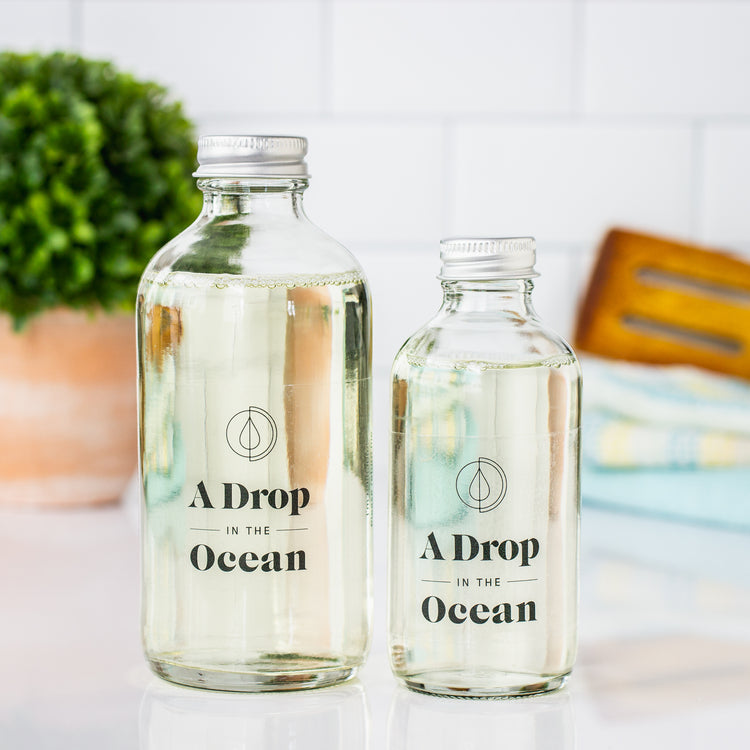 Refillable All-Purpose Cleaning Concentrate - 4oz and 8oz Glass Bottles