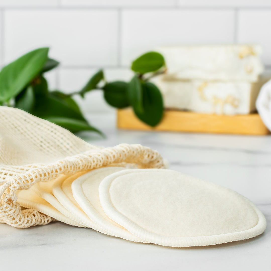 Reusable Hemp “Cotton” Rounds (Set of 20)