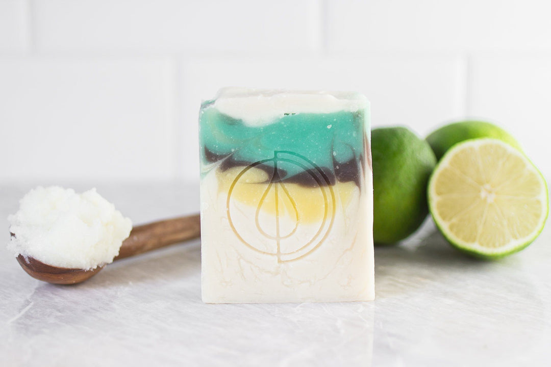 A Drop in the Ocean Sustainable Living Zero Waste Plastic Free Shop Coconut + Lime Body Bar Bar Soaps 